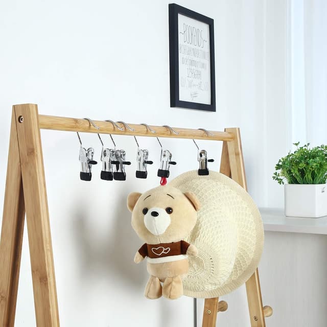 Thumbnail 5 de SONGMICS 50 Perchas Antideslizantes Metálicas Ajustables 📏