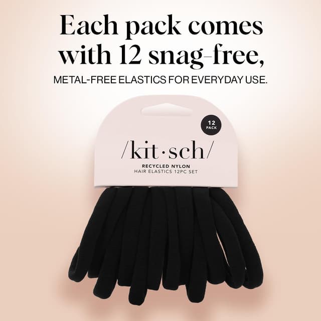 Thumbnail 4 de Kitsch Nylon Hair Ties 12 Pack