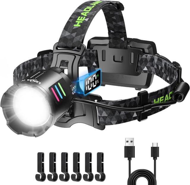 Imagen de LEKIA torcia frontale LED 100000LM en OfertitasTOP