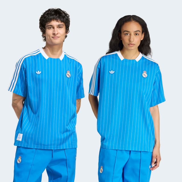Detalle de adidas Real Madrid CF Terrace Icons — camiseta hombre