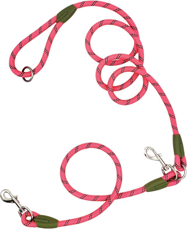 Detalle 2 de Eyeleaf Freihändige Hundeleine 2,2 m orange