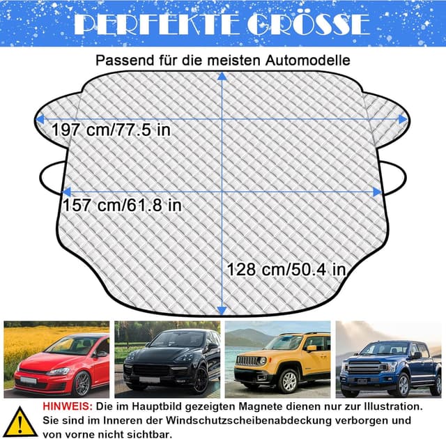 Thumbnail 6 de Tevlaphee Frontscheibenabdeckung 197×157×128 cm