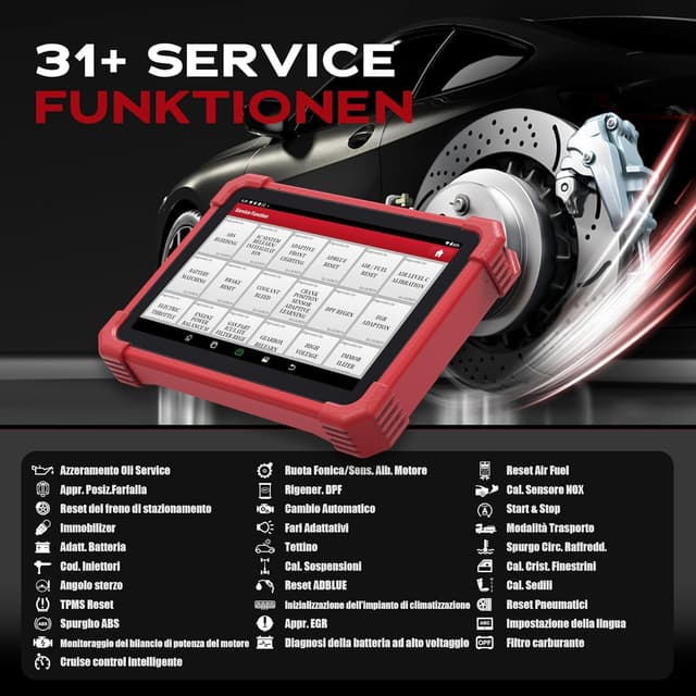 Detalle 2 de LAUNCH CRP919MAX OBD2 scanner auto bidirezionale wireless: 31+ servizi, codifica ECU e supporto CAN FD & DoIP