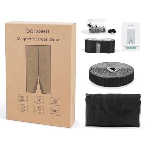 Thumbnail 5 de Moustiquaire porte fenêtre 110 x 240 cm, maille fine noire 🚪