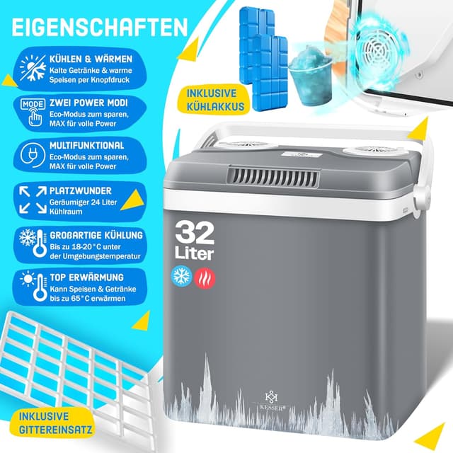 Thumbnail 1 de KESSER Kühlbox Thermobox 32Liter