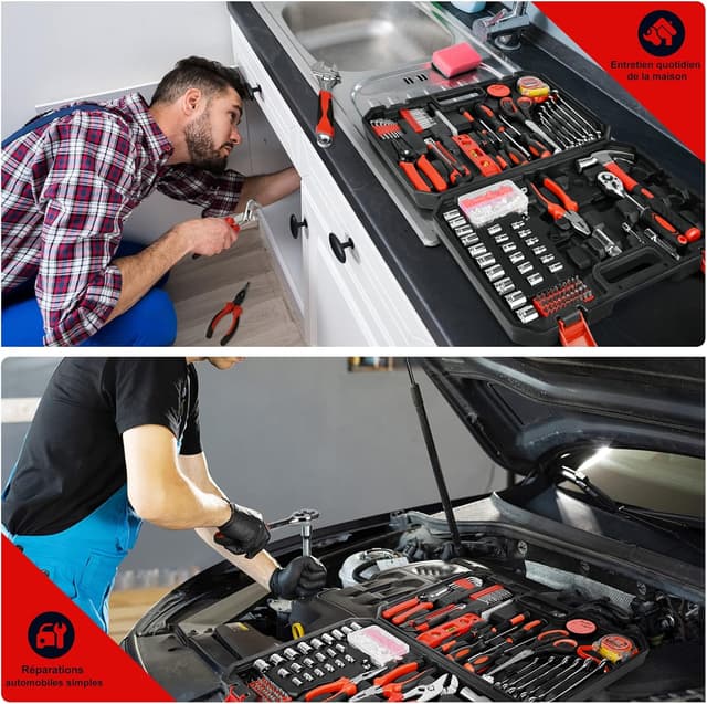 Thumbnail 5 de GoYwato Caisse à Outils 287 pièces