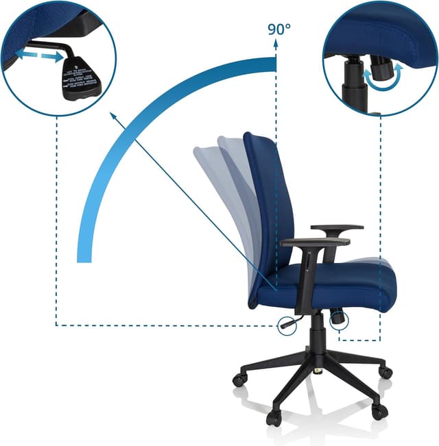 Detalle 2 de hjh OFFICE COSIO I Silla ergonómica