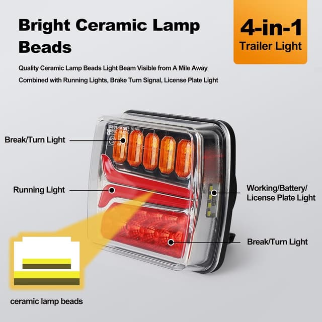 Thumbnail 2 de Hifybaty 2024 Wireless Trailer Lights