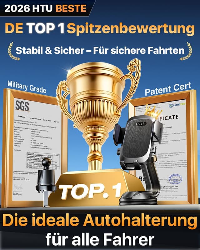 Detalle 2 de HTU 4‑in‑1 Auto Handyhalterung 30KG