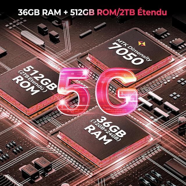 Thumbnail 1 de OUKITEL WP56 incassable 5G lampe camping 1000LM