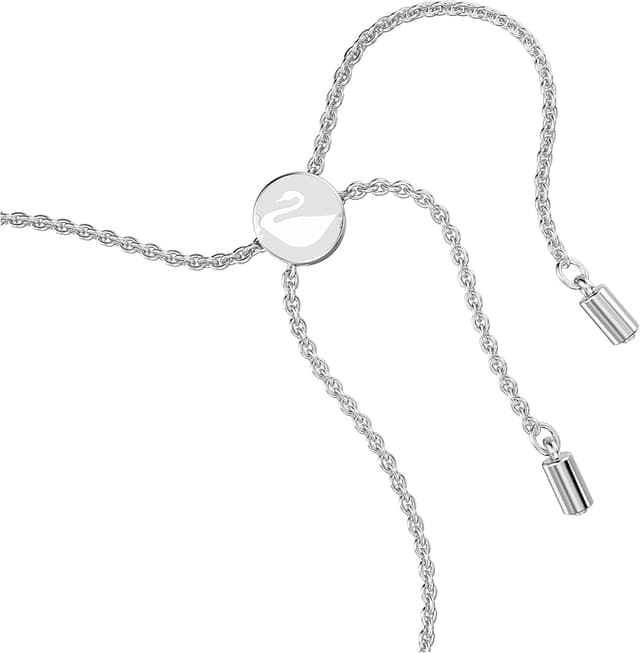 Detalle de Swarovski Pulsera Una Angelic azul, baño de rodio 💍