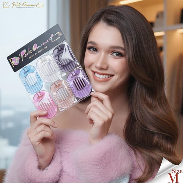 Thumbnail 4 de RC ROCHE 6 Flache Haarklammern für dichtes Haar