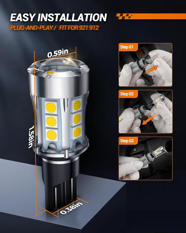 Thumbnail 5 de SEALIGHT 921 LED Bulb Reverse Light 600% Bright