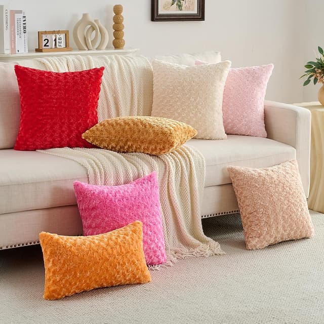 Detalle 2 de Ystyle housse de coussin 40x40 cm, lot de 2