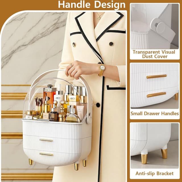 Detalle 2 de NestOrganix Makeup Organizer 13.5in