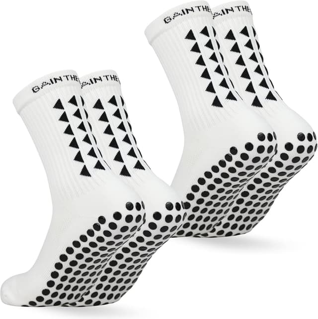 Detalle de Gain The Edge Football Grip Socks 3.0 (Non-Slip) – 2pc and 4pc sets