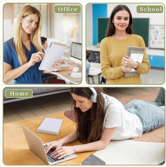 Thumbnail 6 de To do list notepad 2 pack A5 planner 21 x 14 cm