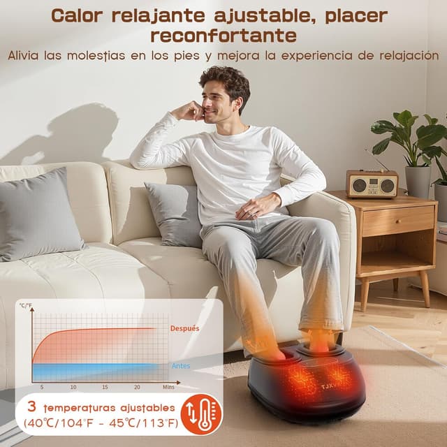 Thumbnail 4 de Masajeador de pies Shiatsu con calor hasta talla 46