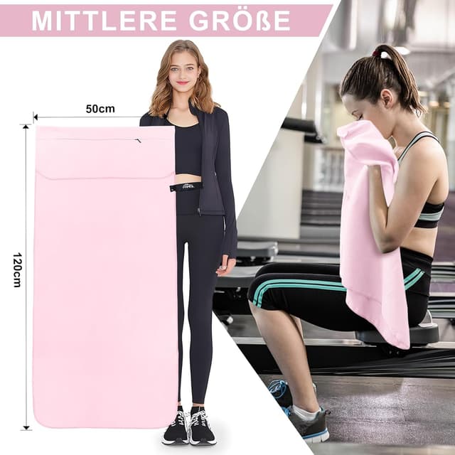 Detalle 1 de Pameil asciugamano microfibra sportivo 120 x 50