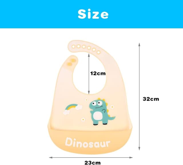 Detalle 2 de Vicloon Bavaglini in Silicone 2 pezzi