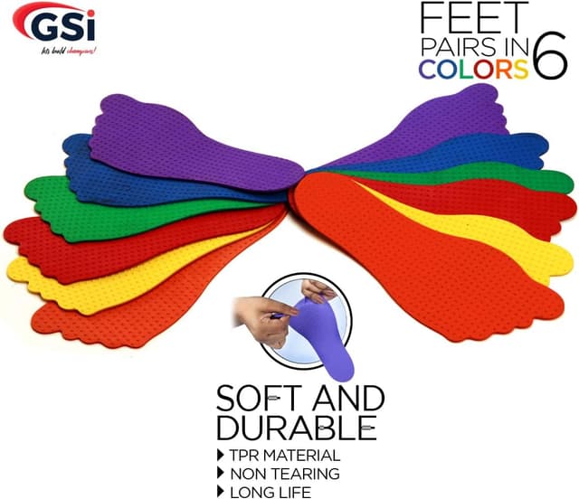 Thumbnail 6 de GSi Spot Markers for Kids – Non-Toxic Non-Slip Hand & Arrow Markers for Preschool Learning