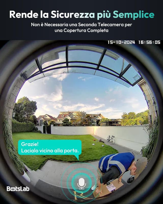 Detalle 2 de BOTSLAB Videocitofono WiFi 2,4 GHz 5MP