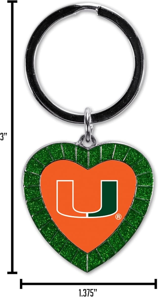 Thumbnail 6 de NBA Basketball Rhinestone Heart Keychain with Split Keyring