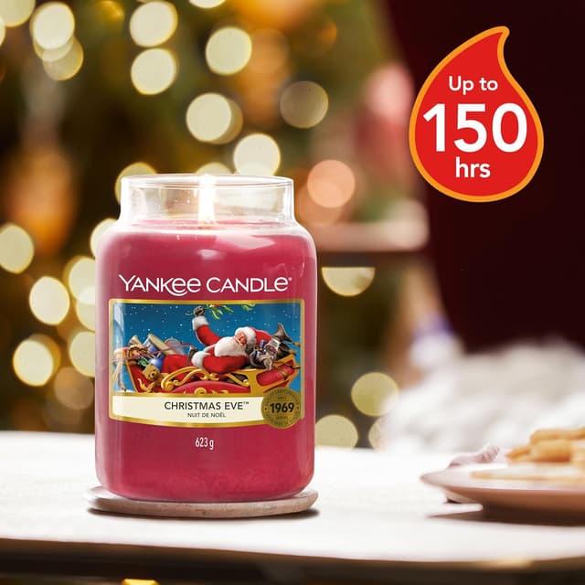 Detalle 1 de Yankee Candle Christmas Eve Vela Grande 150h 🕯