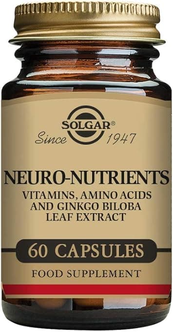 Detalle de Solgar | Neuro Nutrientes 🌿 Vitalidad y Enfoque en Cápsulas