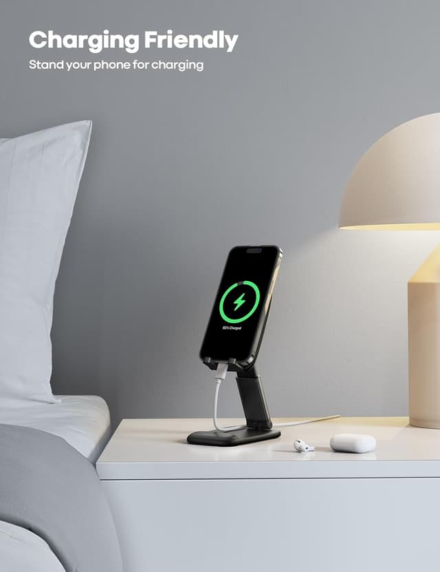 Detalle de Lamicall Foldable Phone Stand, height adjustable 4–8"