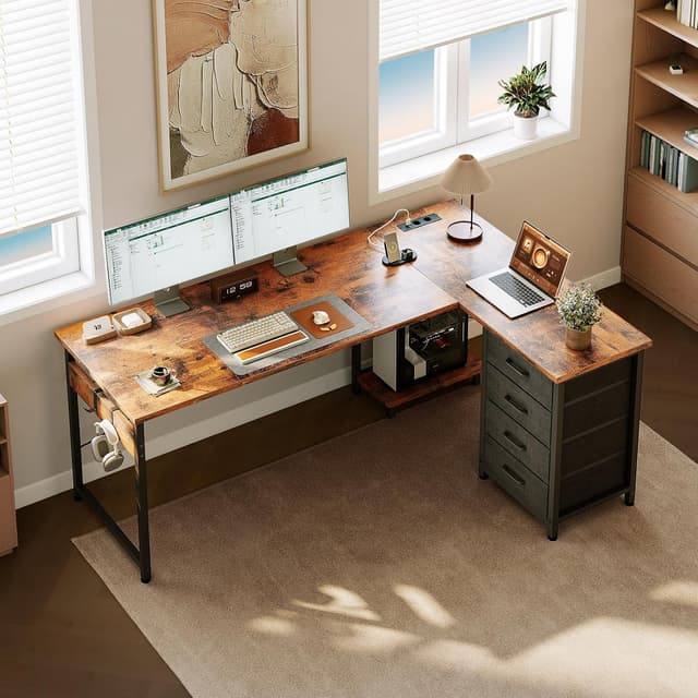 Thumbnail 5 de ODK Escritorio Esquinero en L 155×110 cm