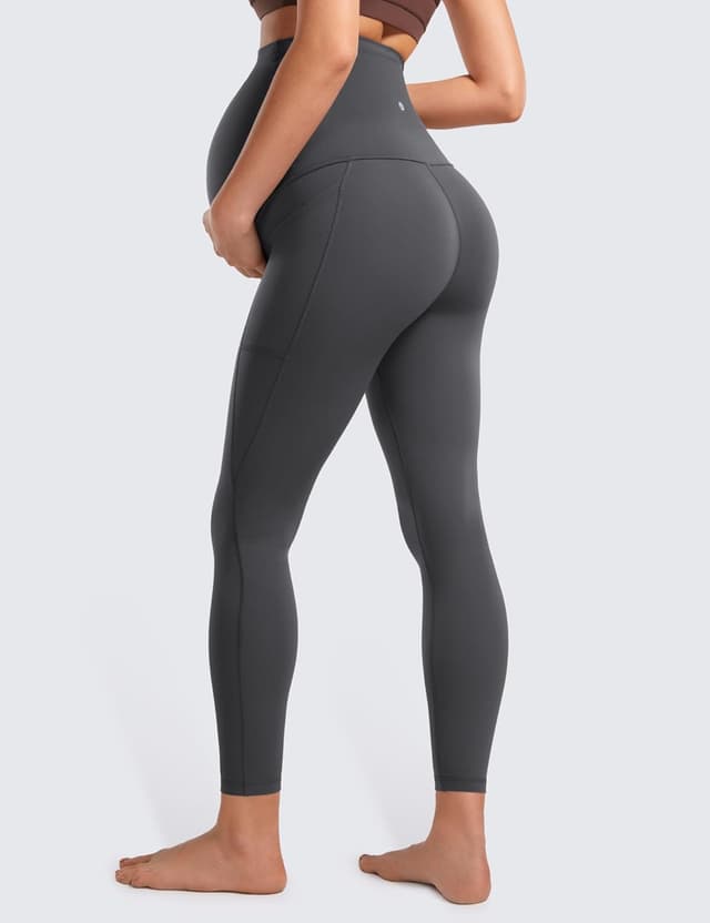 Detalle 2 de CRZ YOGA Butterluxe — Leggings de maternité ultra extensibles avec poches (64 cm)