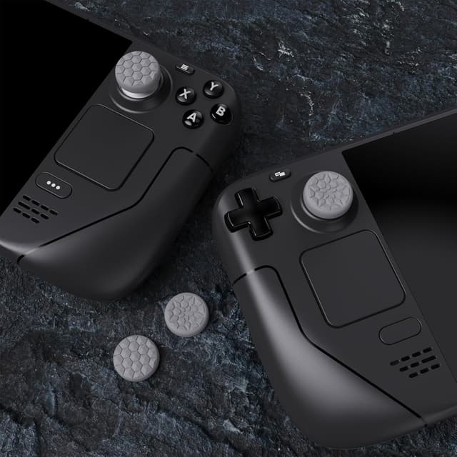 Thumbnail 6 de playvital Thumb Grip Caps for Steam Deck LCD & OLED and PS Portal remote play controllers (diamond grain & crack bomb design)