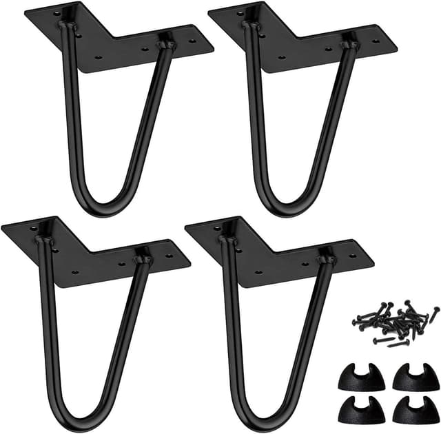 Detalle de La Vane 10 inch Hairpin Table Legs 25cm