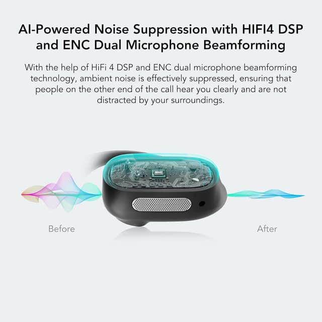 Detalle 2 de NEARITY MemPod Fit 2 Bluetooth-Kopfhörer 45 Std