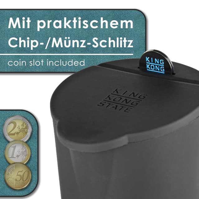 Thumbnail 3 de King Kong State Auto-Mülleimer Schwarz