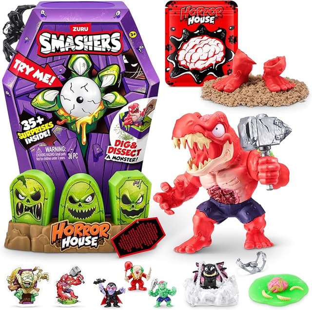 Imagen de ZURU Smashers Mega Horror House 🎃 - Juguete Interactivo y Coleccionable en OfertitasTOP