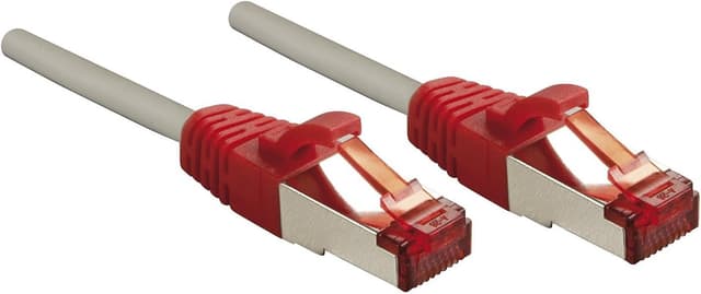 Detalle de LINDY 47840 Crossover-Netzwerkkabel Cat.6 S/FTP, 5 m, grau