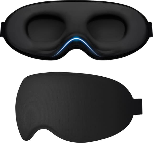 Detalle de Gritin blackout sleep mask 3D zero pressure