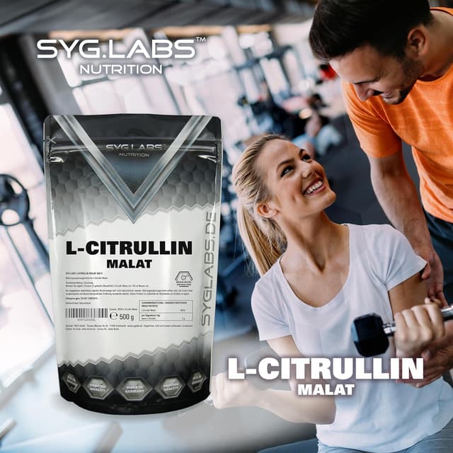 Detalle 2 de L-Citrullin Malat 2:1 500g Pulver für Sportler