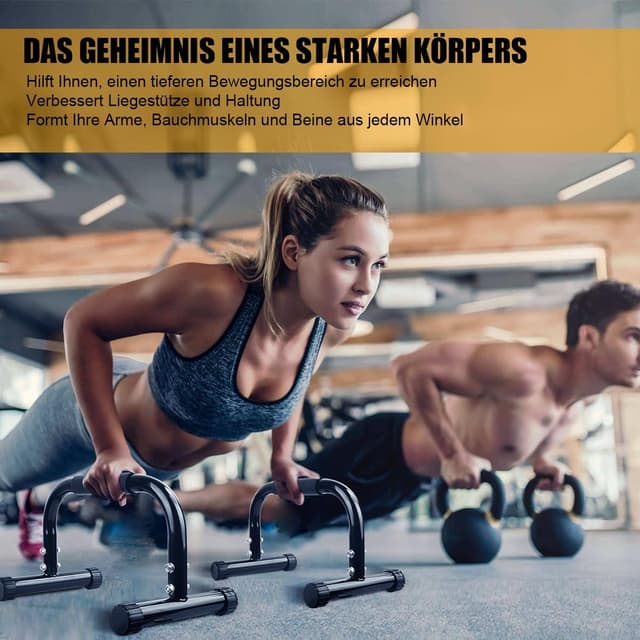 Thumbnail 4 de AmazeFan Parallettes Calisthenics-Barren für Zuhause 💪