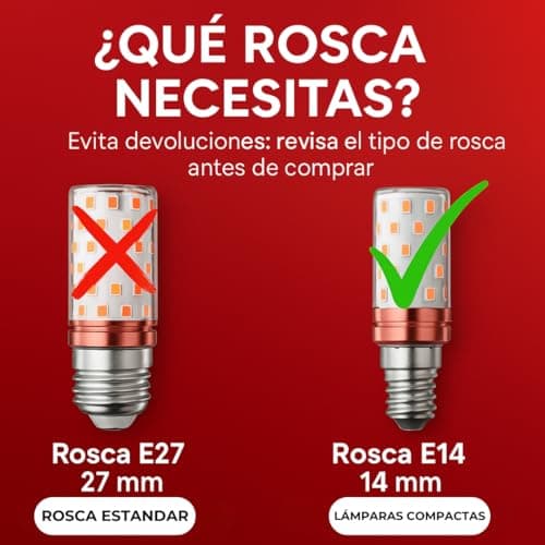 Thumbnail 5 de Puremind Luz Roja E14 625–630nm