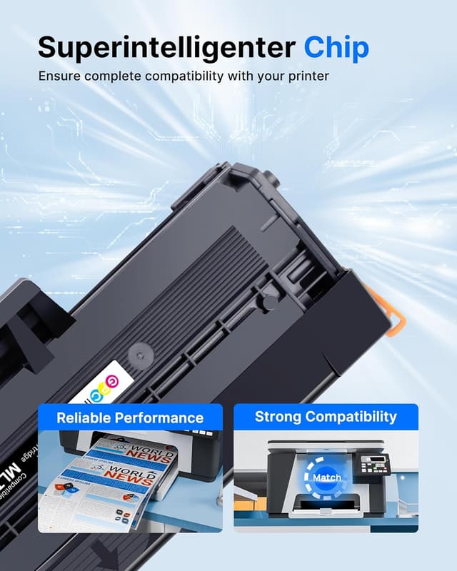 Detalle 2 de GPC Image MLT-D101S Black Toner Cartridge Compatible (2-Pack) for Samsung ML/SCX Series
