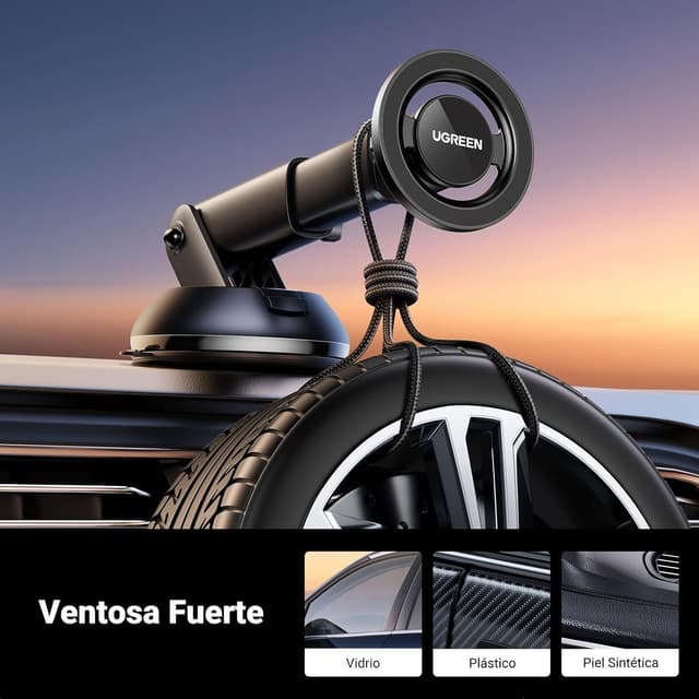 Thumbnail 3 de UGREEN Soporte Móvil Coche Magsafe 2 en 1 🚗 Magnetic para Salpicadero y Rejillas