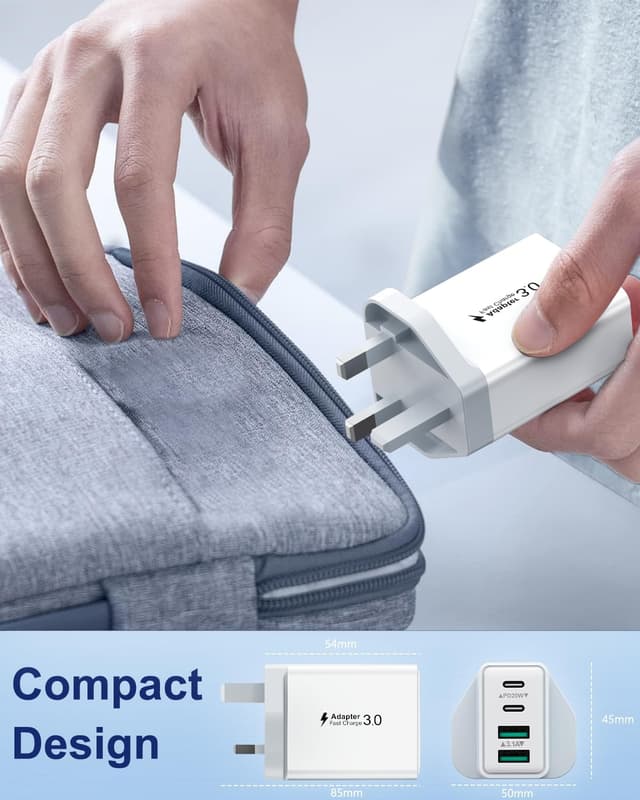 Thumbnail 4 de 40W Multi USB Fast Charger 4‑Port