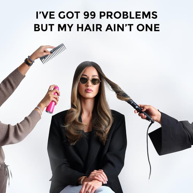 Detalle de Clara Anti-Frizz Ionic Slim Hot Brush 32mm (Triple Heat Settings) – 3-in-1 Round Brush for Smooth, Waves & Blowouts