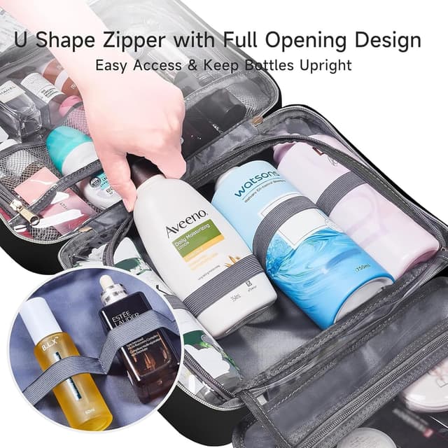 Thumbnail 3 de ANPTER Hanging Toiletry Bag Large Pink