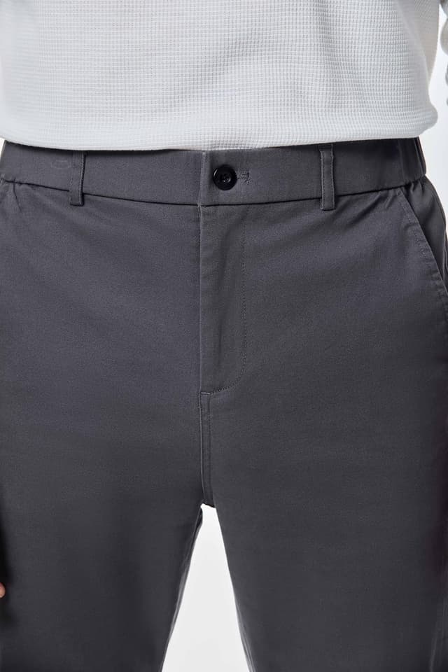 Detalle de Herren Chino Hose mit Stretch aus Baumwolle