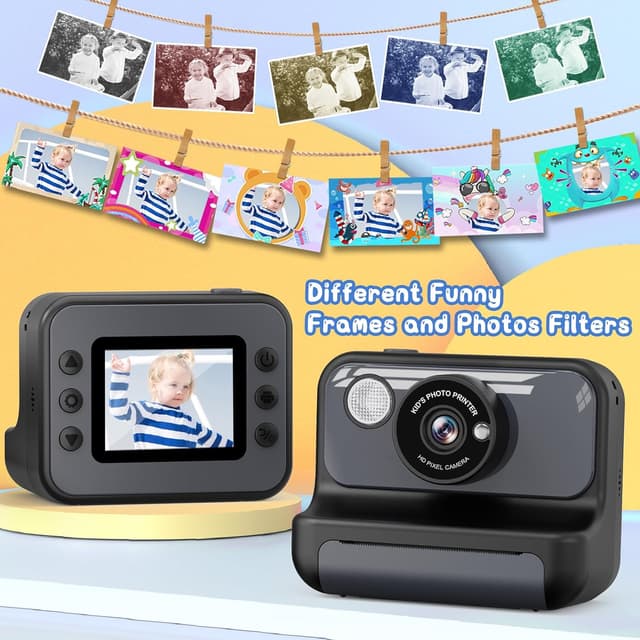 Detalle de Hangrui appareil photo instantané enfant 2.4 pouces