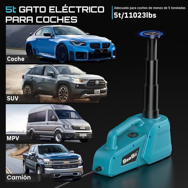 Thumbnail 2 de SEESII Gato Hidráulico 5T 12V para coche